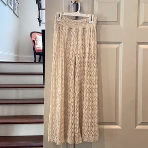 Vintage Havana Flowy lace pants.